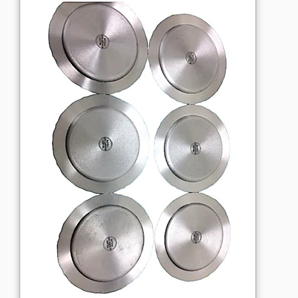 Royal Selangor Filigree Print Genuine Pewter Round Drink Coasters Set of 6 - Picture 2 of 4